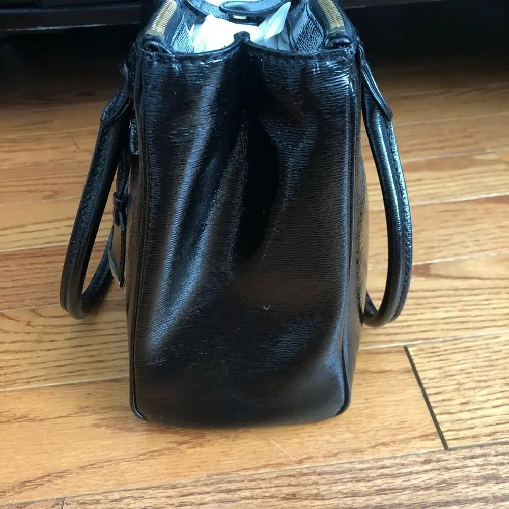 Kate Spade RARE Cedar Street Reena Shoulder Patent Leather Black handbag